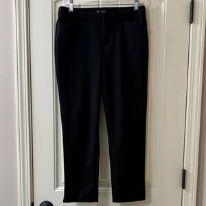 Gap Slim City Ponte Pants, Black Cropped Pants - Size 4